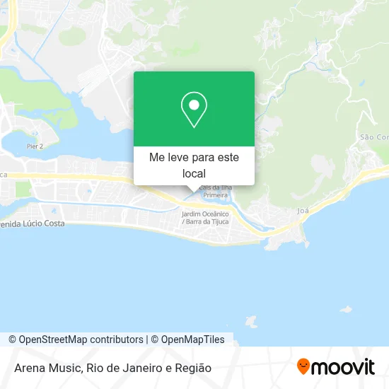 Arena Music mapa