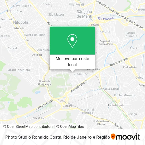 Photo Studio Ronaldo Costa mapa