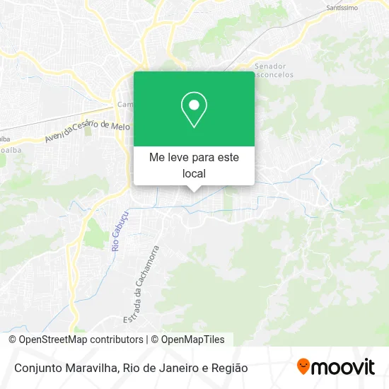 Conjunto Maravilha mapa