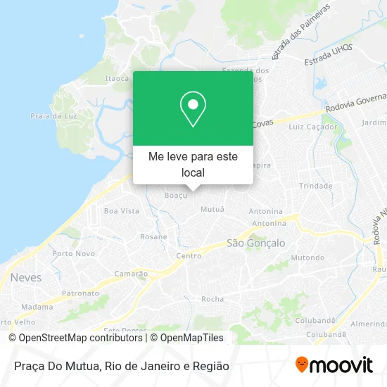 Praça Do Mutua mapa