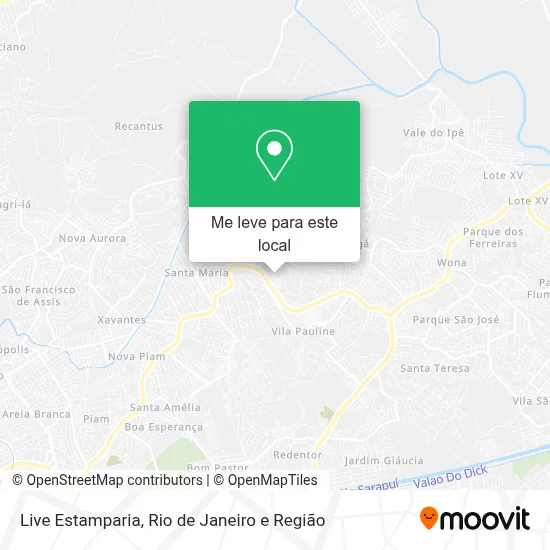 Live Estamparia mapa