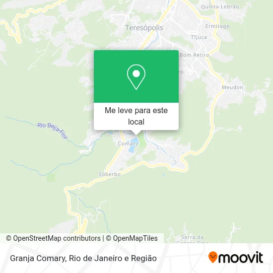 Granja Comary mapa