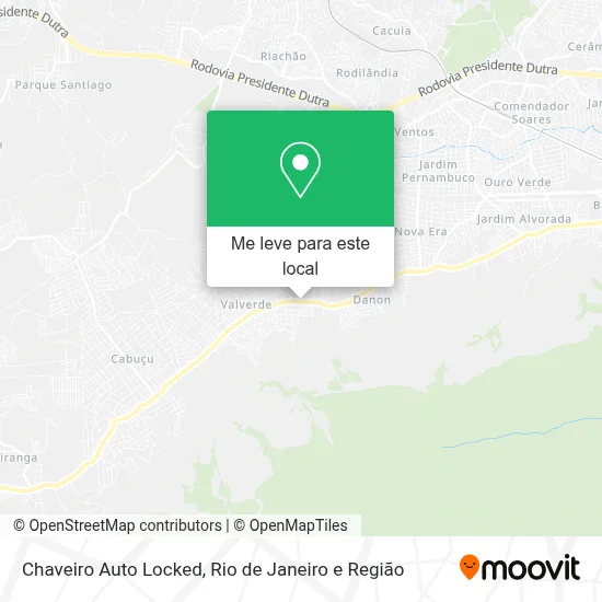 Chaveiro Auto Locked mapa