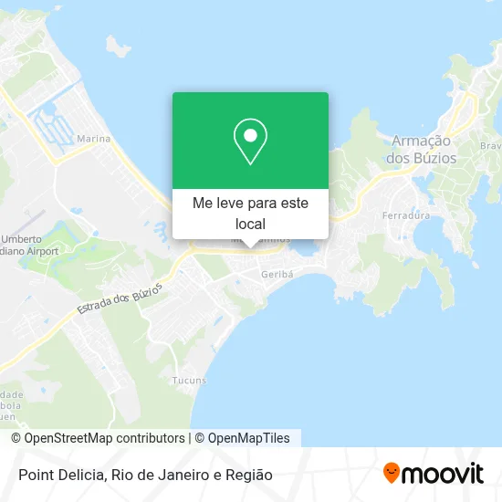Point Delicia mapa
