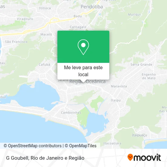 G Goubell mapa