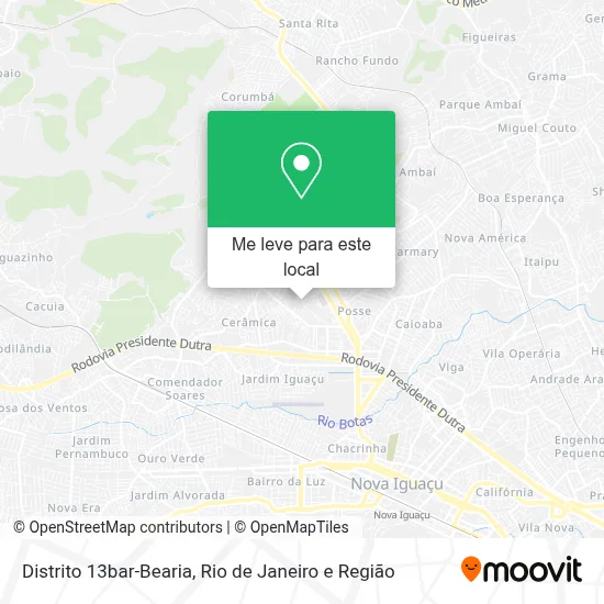 Distrito 13bar-Bearia mapa