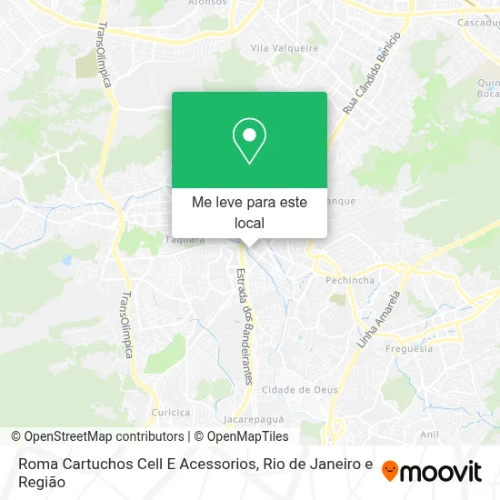 Roma Cartuchos Cell E Acessorios mapa