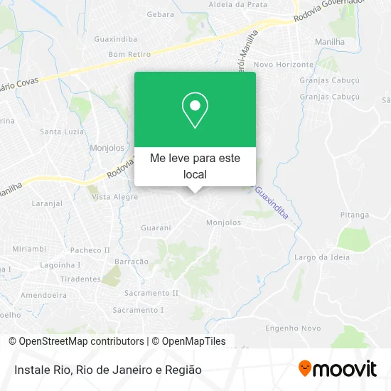 Instale Rio mapa
