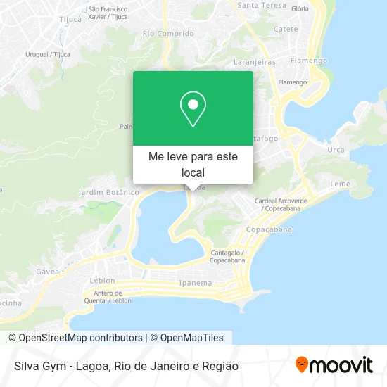 Silva Gym - Lagoa mapa
