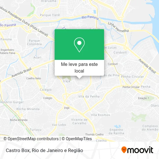 Castro Box mapa