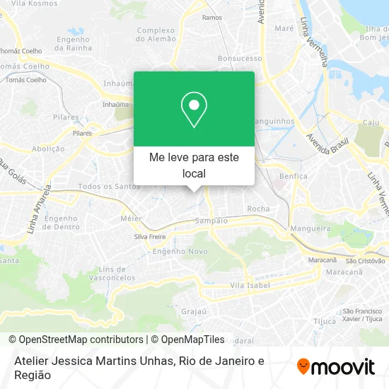 Atelier Jessica Martins Unhas mapa