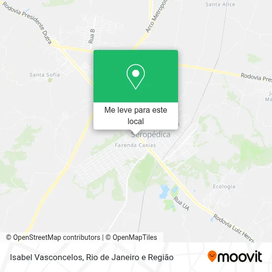 Isabel Vasconcelos mapa