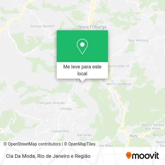 Cia Da Moda mapa