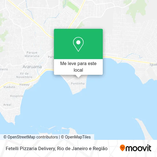 Fetelli Pizzaria Delivery mapa