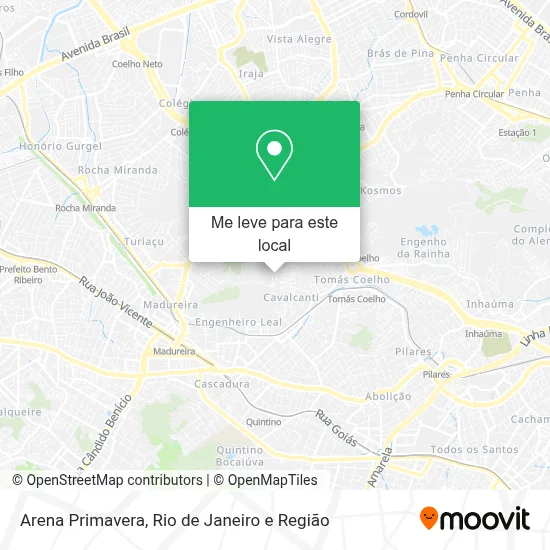 Arena Primavera mapa