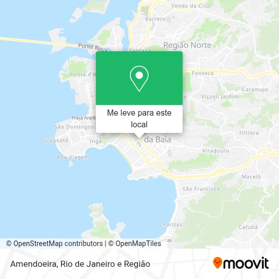 Amendoeira mapa