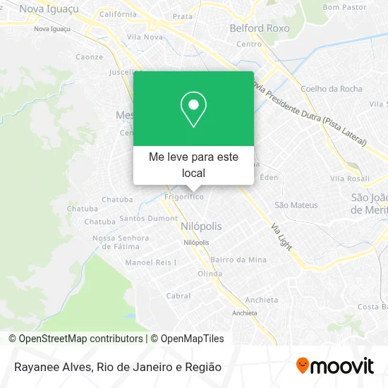 Rayanee Alves mapa