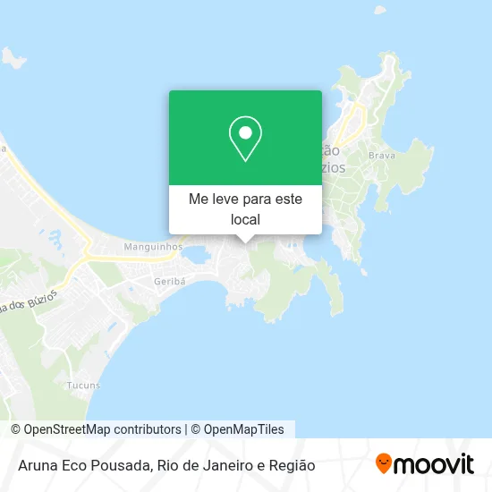 Aruna Eco Pousada mapa