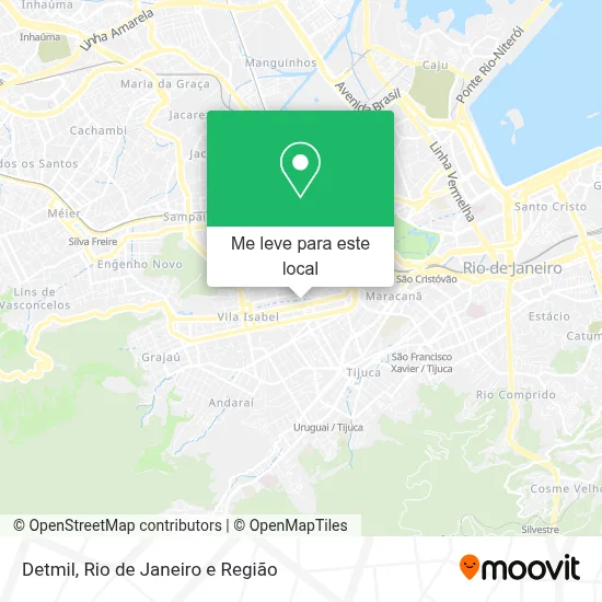 Detmil mapa