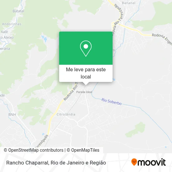 Rancho Chaparral mapa