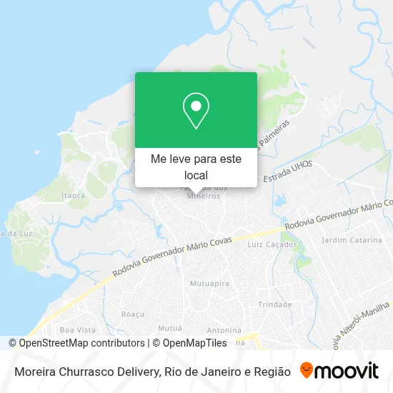 Moreira Churrasco Delivery mapa
