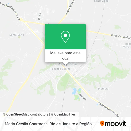 Maria Cecília Charmosa mapa