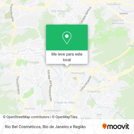 Rio Bel Cosméticos mapa
