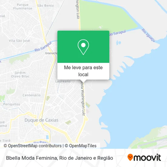 Bbella Moda Feminina mapa