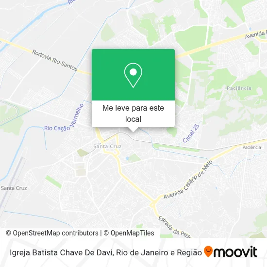 Igreja Batista Chave De Davi mapa