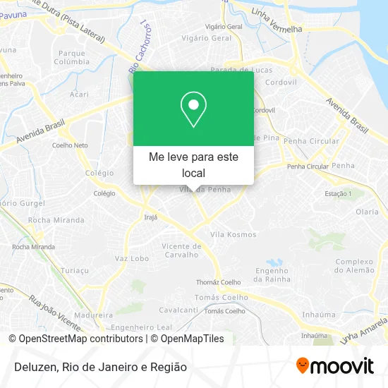 Deluzen mapa