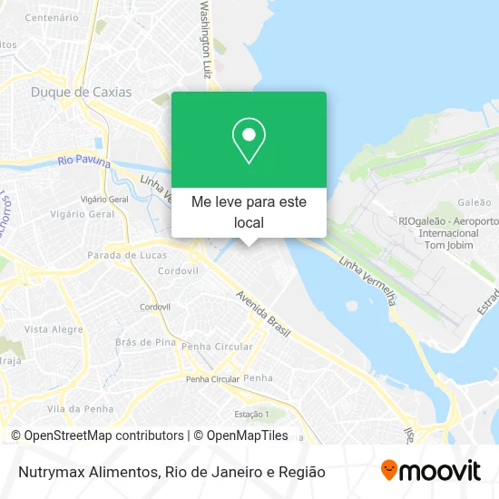 Nutrymax Alimentos mapa