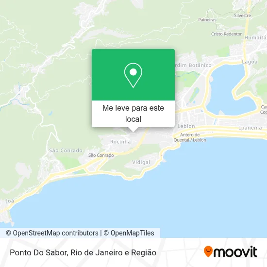 Ponto Do Sabor mapa