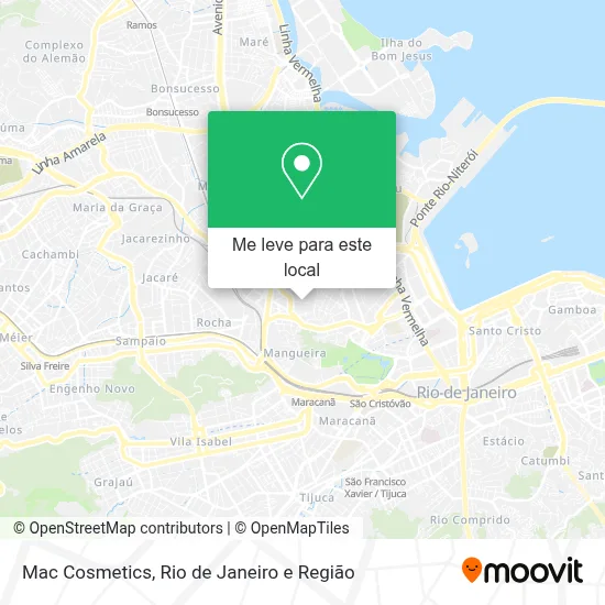 Mac Cosmetics mapa