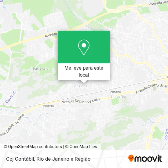 Cpj Contábil mapa