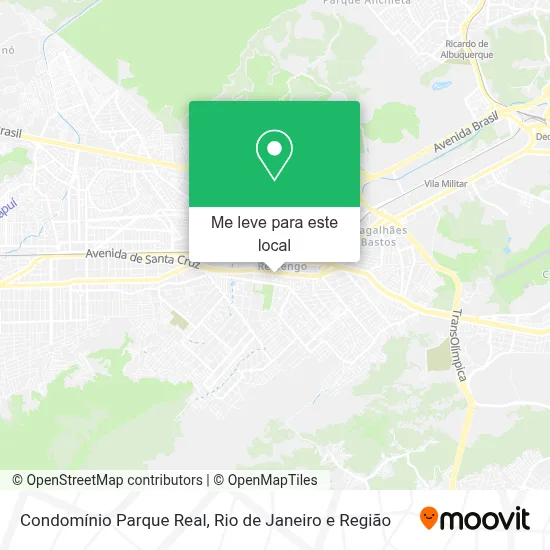Condomínio Parque Real mapa