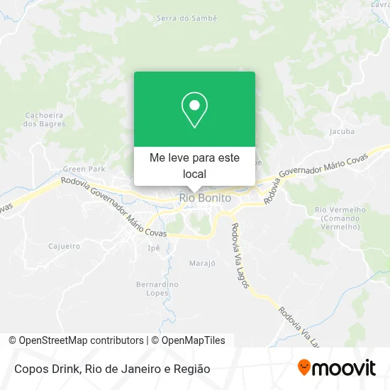 Copos Drink mapa