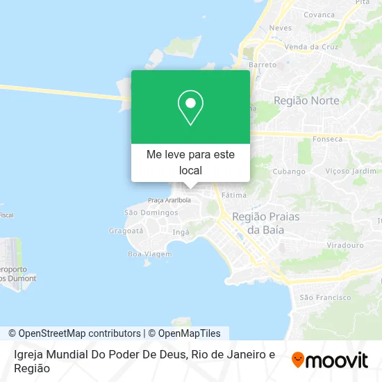 Igreja Mundial Do Poder De Deus mapa