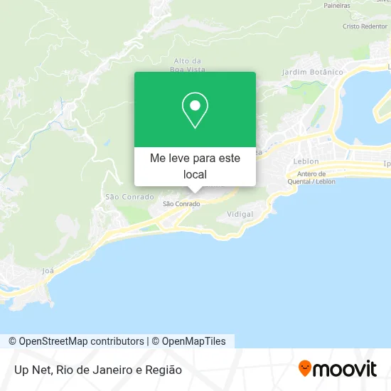 Up Net mapa
