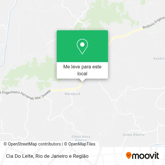 Cia Do Leite mapa