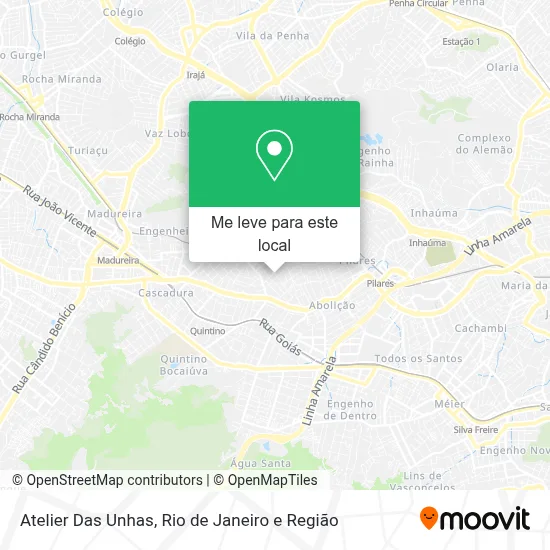 Atelier Das Unhas mapa