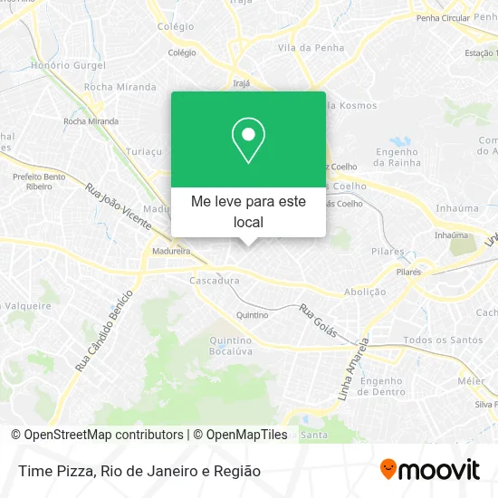 Time Pizza mapa