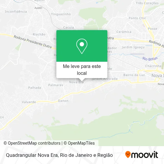 Quadrangular Nova Era mapa