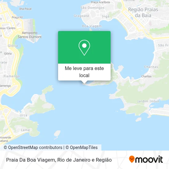 Praia Da Boa Viagem mapa