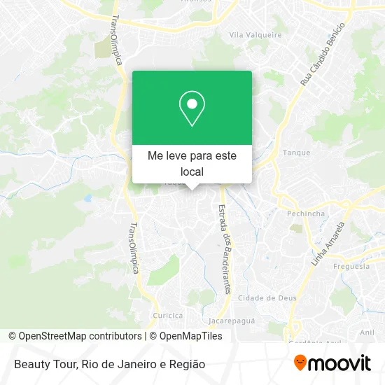 Beauty Tour mapa