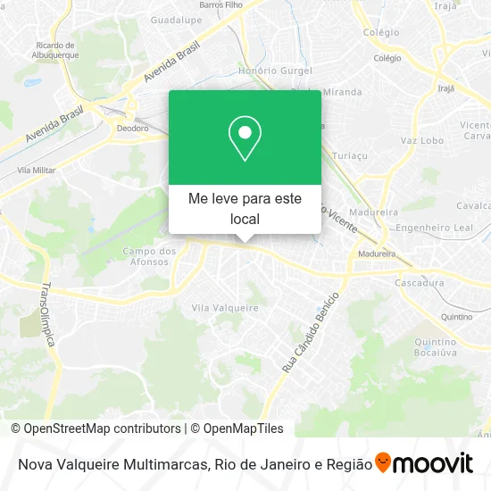 Nova Valqueire Multimarcas mapa