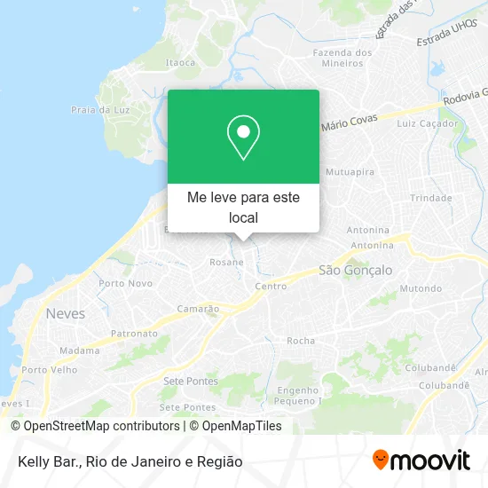 Kelly Bar. mapa