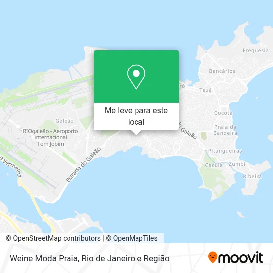 Weine Moda Praia mapa