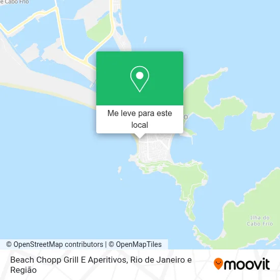 Beach Chopp Grill E Aperitivos mapa