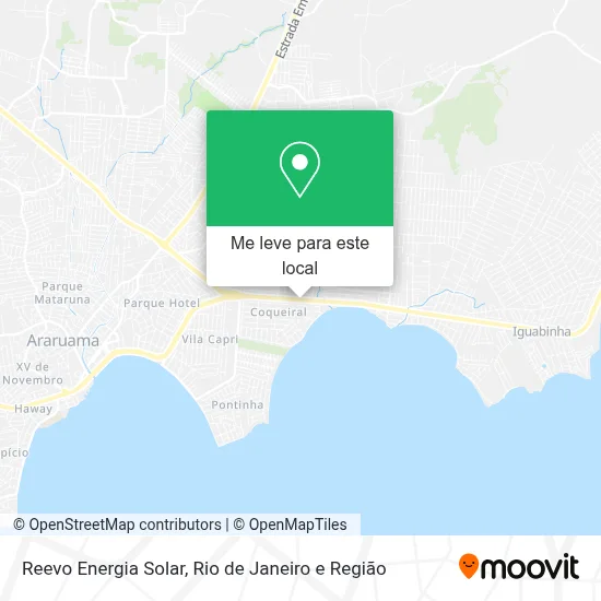 Reevo Energia Solar mapa