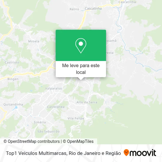 Top1 Veiculos Multimarcas mapa